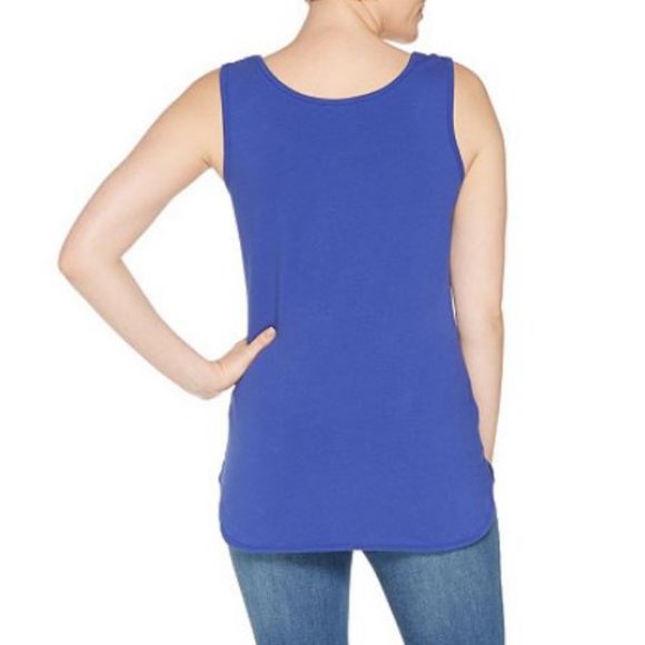 Women with Control Essentials Shirttail Hem Tank - Picture 2 of 2